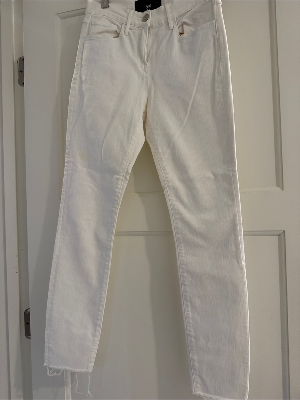 3x1 Women's White Skinny Jeans